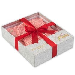Varianten | Variants – Pleaser - Baby Pink Scarf, Beanie & Gloves - Gift Set