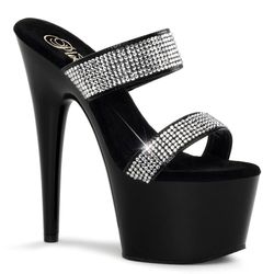 Varianten | Variants – Black Matte - Silver Rhinestones