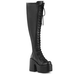Overknees/Thigh Highs – Camel 300 Wide Calf | Black Matte