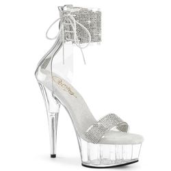 Varianten | Variants – Clear/White/Clear - Silver Rhinestones