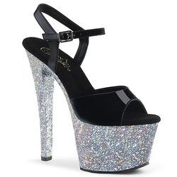 Varianten | Variants – Black - Silver Multi-Coloured Glitter