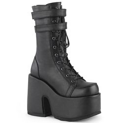 Mid-Calf/Knee Boots – Camel 250 | Black Matte