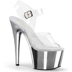 Chrome Platform – Clear - White - Silver Chrome