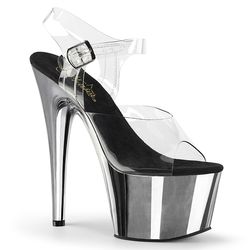 Chrome Platform – Clear - Black - Silver Chrome