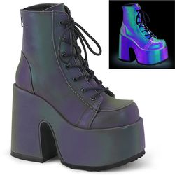 Ankle Boots – Camel 203 | Green-Purple Multi Reflective