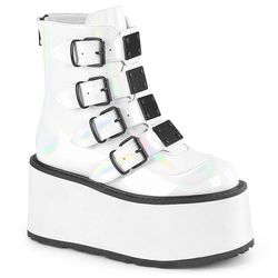 Ankle Boots – Damned 105 | White Matte