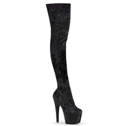 Regular – Black Shimmering Stretch Fabric