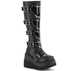 Mid-Calf Boots/Knee Boots – Shaker 210 | Black Matte - Patent