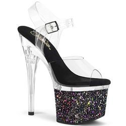Varianten | Variants – Clear - Black Multi-Coloured Glitter