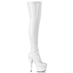 Regular – White Stretch Patent