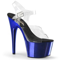 Chrome Platform – Clear - Black - Blue Chrome