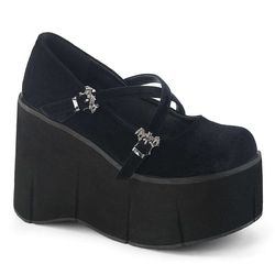 Low Shoes – Kera 08 | Black Velvet