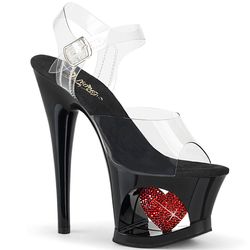 Varianten | Variants – Clear - Black - Red Rhinestone Heart
