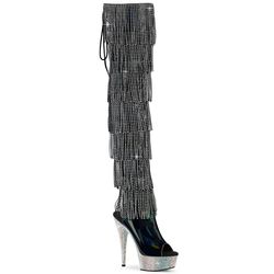 Varianten | Variants – Black Holographic - Silver AB Rhinestones