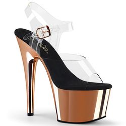 Chrome Platform – Clear - Black - Rose Gold Chrome