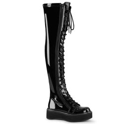 Overknees – Emily 375 | Black Patent