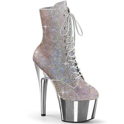 Silver Chrome - AB Rhinestones
