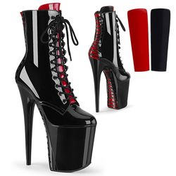 Varianten | Variants – Black Patent / Red Corset Two-Tone