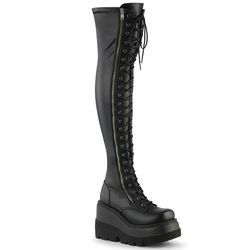 Overknees – Shaker 374 | Black Matte
