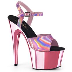 Adore 709 Chrome – Baby Pink Holographic - Black - Baby Pink Chrome