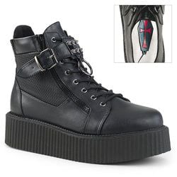V-Creeper 566 | Black Faux Leather