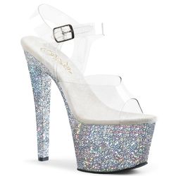 Varianten | Variants – Clear - Silver Multi-Coloured Glitter
