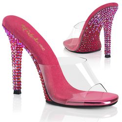Varianten | Variants – Clear/Fuchsia Multi-Coloured Rhinestones