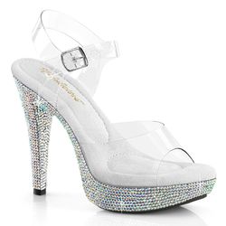 Cocktail 508DM | Clear - Silver AB Rhinestones