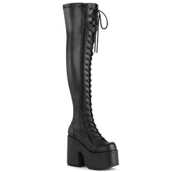 Overknees/Thigh Highs – Camel 300 | Black Matte