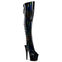 Holographic Patent Upper – Black Holographic Patent