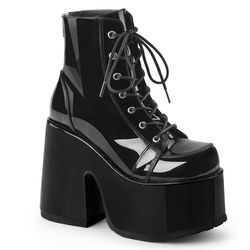 Ankle Boots – Camel 203 | Black Patent