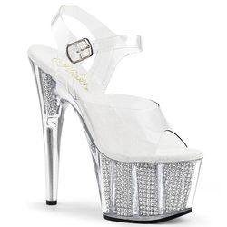 Varianten | Variants – Clear - White - Silver Simulated Rhinestones
