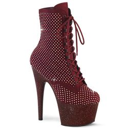 Varianten | Variants – Burgundy Faux Suede - AB Rhinestones