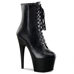 [Faux] Leather Upper – Black Leather
