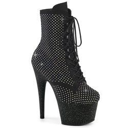 Varianten | Variants – Black Faux Suede - AB Rhinestones