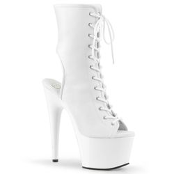 Faux Leather – White Matte