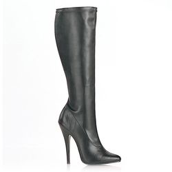 Knee High Boots – Domina 2000 | Black Matte