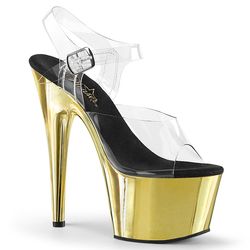 Chrome Platform – Clear - Black - Gold Chrome