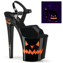 Varianten | Variants – Black - Neon Orange Jack-O-Lantern Face [UV]