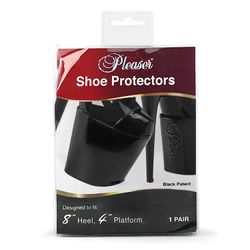 8" Patent | Pleaser Shoe Protectors – Black