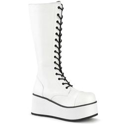 Knee High Boots – Trashville 502 | White Matte