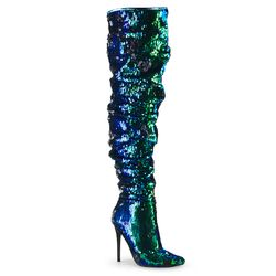 Varianten | Variants – Green Iridescent Sequins