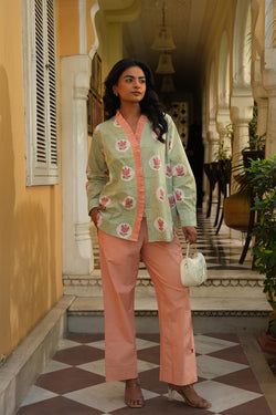 Pihu Co-ord set – Peach