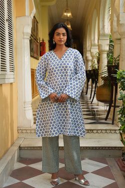 Kurta pant – Blue