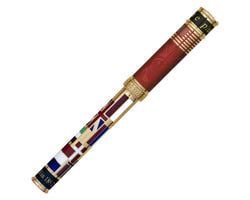 Color – Ruby Red with Gold