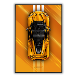LEGO Techinc Car Wall Mount - Hang LEGO McLaren P1 42172 on the