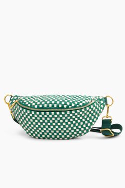 Color – Woven Green/White