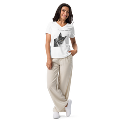 Women’s relaxed v-neck