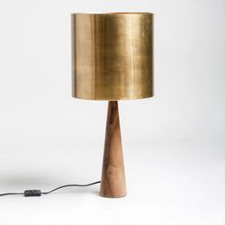 Walnut wood - Brass