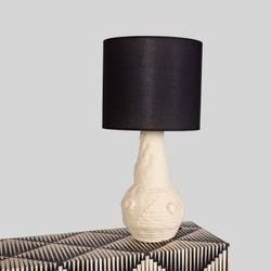 White plaster - Black